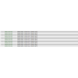39 Gas-gearkabler (enkel) (NHK mek.)