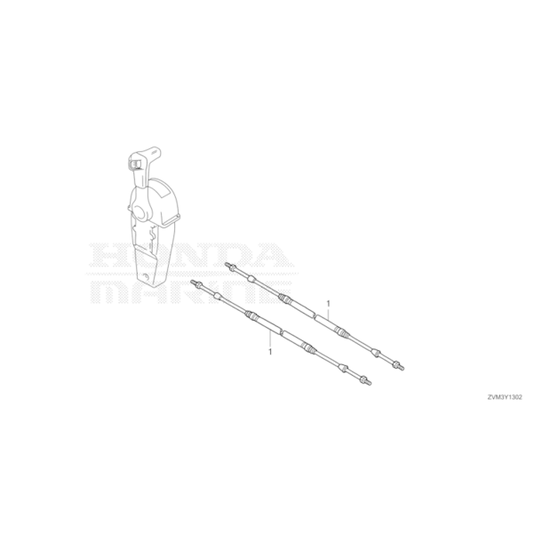 39 Gas-gearkabler (enkel) (NHK mek.)