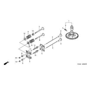 4 Knastaksel og ventiler