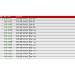 40 Gas-gearkabler (dobb.) (NKH mek.)