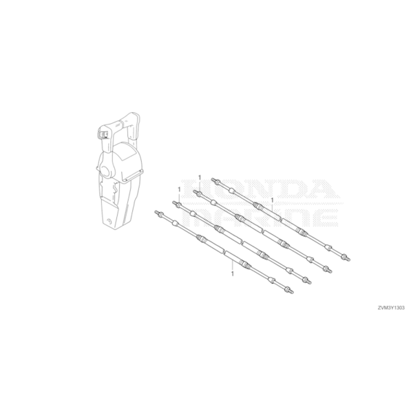 40 Gas-gearkabler (dobb.) (NKH mek.)