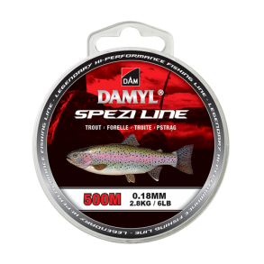 Damyl Spezi Line Trout, 500 m, 0,25 mm, 5,6 kg, klar