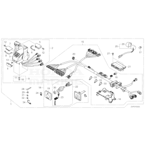 7 Fjernbetjeningsboks (Top, dobb.) (Sekund�r)