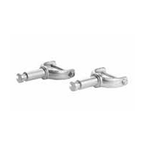 regafler, aluminium (par)