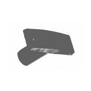 Gaffelholder, aluminium