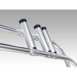 Targabjle aluminium med 6 stangholdere