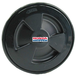 Inspektionsluge, mel, sort