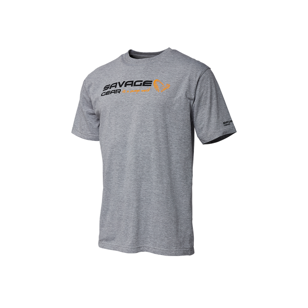 Signature Logo T-Shirt, Grey Melange