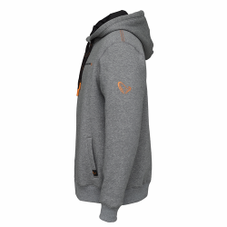 Classic Zip Hoodie, Grey Melange