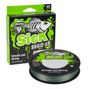 BERKLEY SICK BRAID X8 GREEN