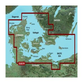 BlueChart&reg; g3 - HXEU021R - Denmark East-Sweden Southeast