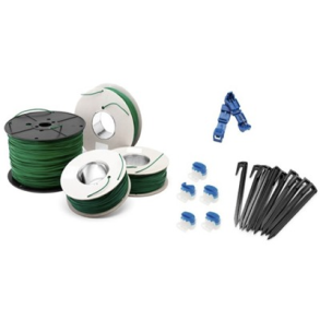 Lille installationskit, kabel, plkker og kabelsko