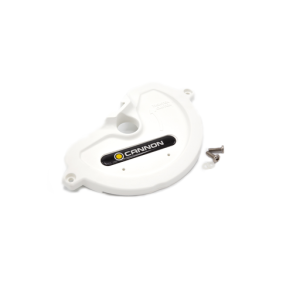 Sideplade for linetromle, hvid