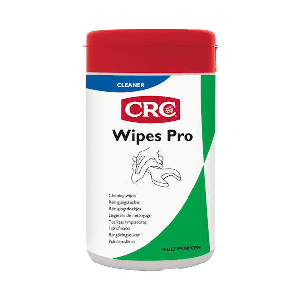 CRC Wipes Rengringsservietter Professional, 50-pak