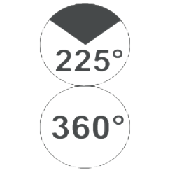 Aquasignal 40 top/anker Hvid 12V