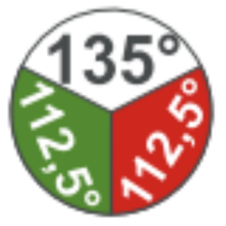 Aquasignal 34 3farvet Sort 12V/24V