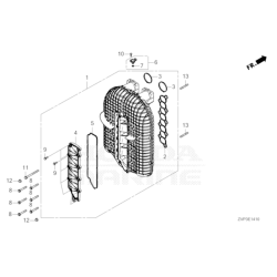 14 Indsugningsmanifold