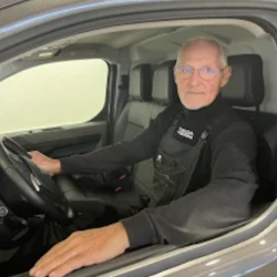 K�rsel med servicevogn
