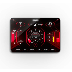 Multifunktionsdisplay, touch-screen, 7", NMEA