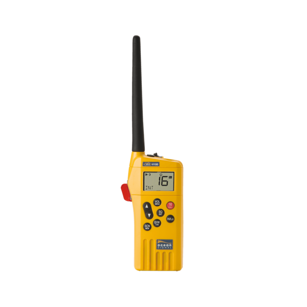 Ocean Signal SafeSea V100 GMDSS VHF Radio inkl. opladeligt Batteri 720S-00614