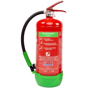 Sea-Fire AVD b�rbar lithium-ion ildslukker 6 Liter MED/SOLAS
