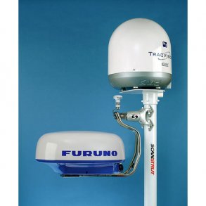 Scanstrut DLMP2-30&nbsp;Selv nivellerende radarmast for dobbelt montering