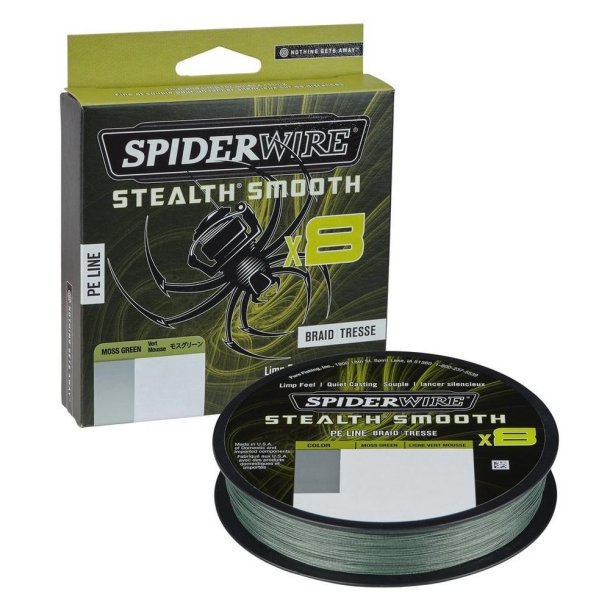 SPIDERWIRE STEALTH SMOOTH 8 MOSS GREEN