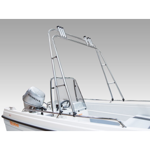 Targabjle aluminium med 6 stangholdere