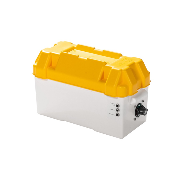 Hovedafbryder og batteriboks (445 C/450 C)