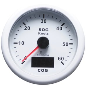 Wema Spedometer 60 kn Hvidt