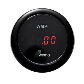 Wema  Amp.meter s�t +/- 150 Amp. Sort RF