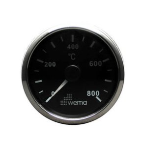 Wema Udst�dningstemp. instr. Sort RF