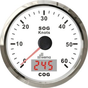 Wema Spedometer 60 kn Hvidt RF