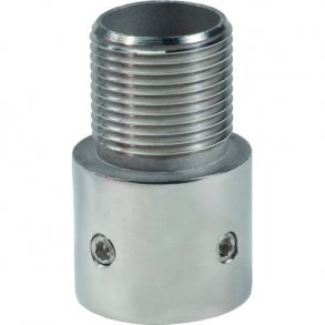 Shakespeare 4705 Rustfri adaptor. 25mm r�r til 1-14mm han
