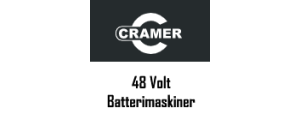 Mærke: Cramer 48 V Batterimaskiner